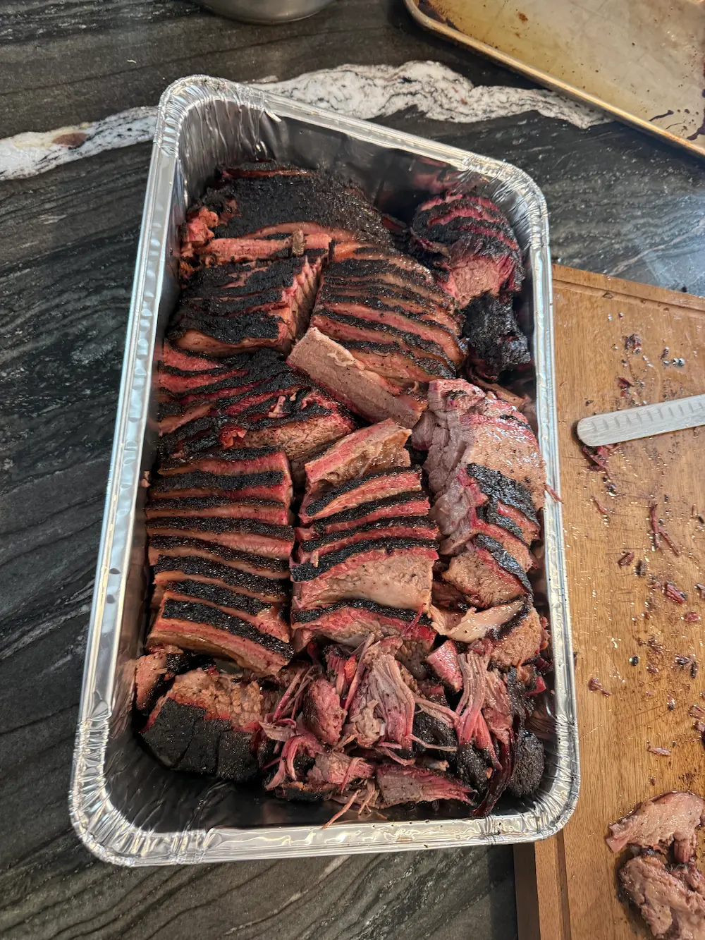 Brisket catering platter